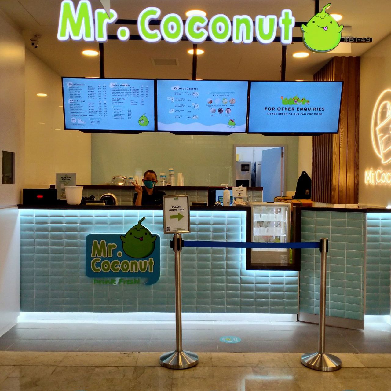 Our 24th Mr. Coconut Outlet in Singapore has arrived! Mr Coconut